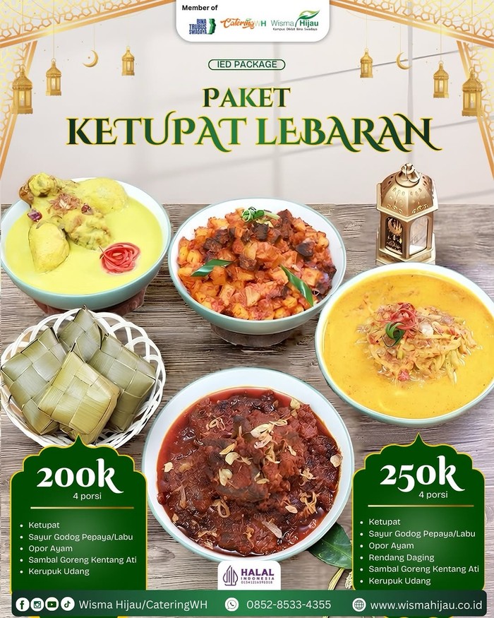 Paket ketupat lebaran