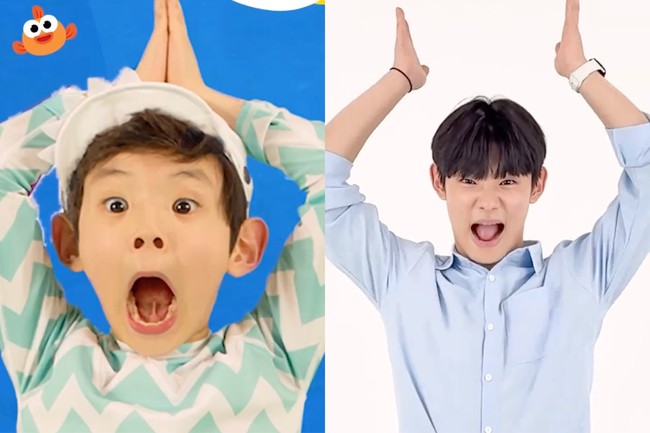 Sepuluh tahun berlalu, Baby Shark masih menjadi video YouTube yang paling banyak ditonton sepanjang masa. Ini Park Geon Roung, model video klip Baby Shark yang menghibur para bocil di berbagai penjuru dunia. Foto: dok. Instagram @geonroung