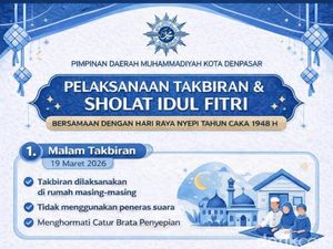 Bertepatan Nyepi, Warga Muhammadiyah Bali Diimbau Takbiran dari Rumah