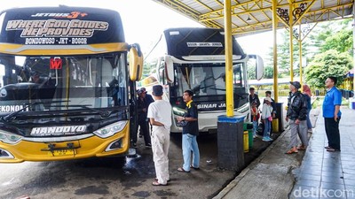 Potret Terminal Jatijajar Masih Lengang Jelang Arus Mudik