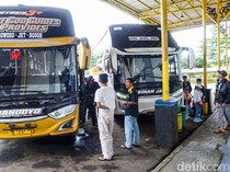 Potret Terminal Jatijajar Masih Lengang Jelang Arus Mudik