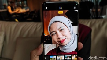 Realme juga menyediakan 21 preset foto yang tergabung dalam Vibe Master Mode. Foto: Adi FR/detikINET