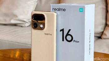 Inilah Realme 16 Pro Plus. HP ini mengusung Urban Wild Design hasil kolaborasi dengan Naoto Fukasawa Foto: Adi FR/detikINET