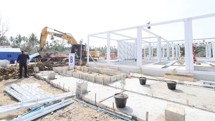 Satgas PRR Rampungkan 81 Persen Target Pembangunan Huntara di Sumatera