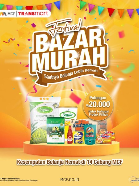 Hemat Belanja Kebutuhan Pokok Jelang Idul Fitri! Festival Bazar MCF x Transmart