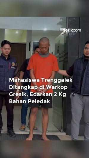 Video Mahasiswa Trenggalek Ditangkap di Warkop, Edarkan 2 Kg Bahan Peledak