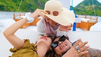 Gemas, momen keakraban ketiganya yang diperlihatkan. Foto: dok instagram Virgoun dan Lindi Fitriyana