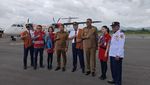 Potret Penerbangan Perdana Wings Air Maumere-Makassar