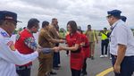 Potret Penerbangan Perdana Wings Air Maumere-Makassar