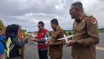 Potret Penerbangan Perdana Wings Air Maumere-Makassar