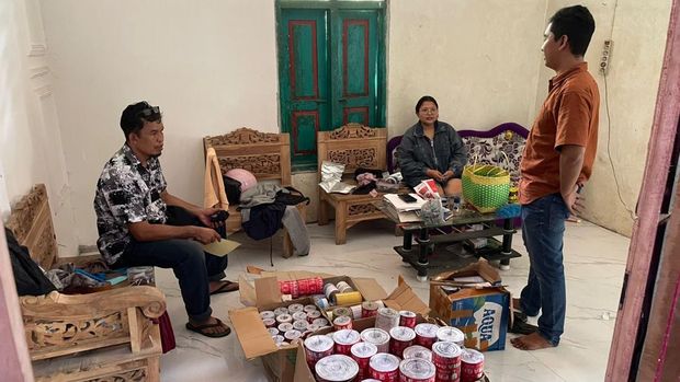 143 mercon siap ledak diamankan polisi di Kediri.