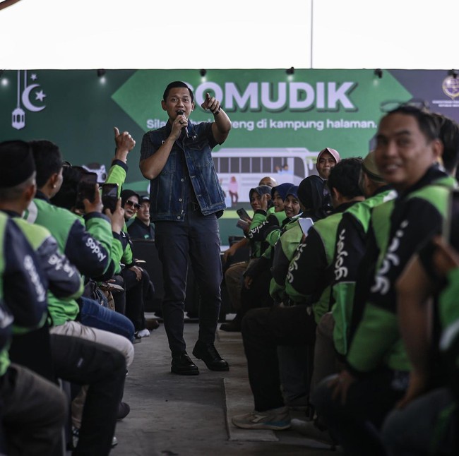 AHY Lepas Ribuan Peserta Mudik Gratis GoMudik di Pulogebang