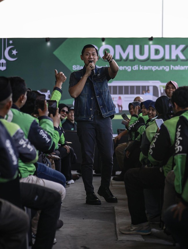 AHY Lepas Ribuan Peserta Mudik Gratis GoMudik di Pulogebang