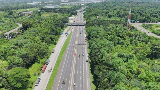 ETLE Drone Patrol Presisi Pantau Tol Cilampek. (Dok. ist)