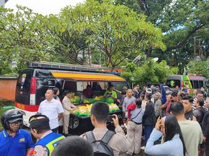 Gerakan Pangan Murah Polri Digelar di Bali, Salurkan 16 Ton Bahan Pokok