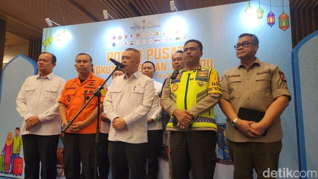 Kakorlantas Polri Irjen Agus Suryonugroho menghadiri peluncuran Posko Pusat Angkutan Lebaran Terpadu tahun 2026 oleh Kemenhub.