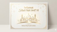 40 Ucapan Selamat Idul Fitri 2026 untuk Kartu & Bingkisan Lebaran