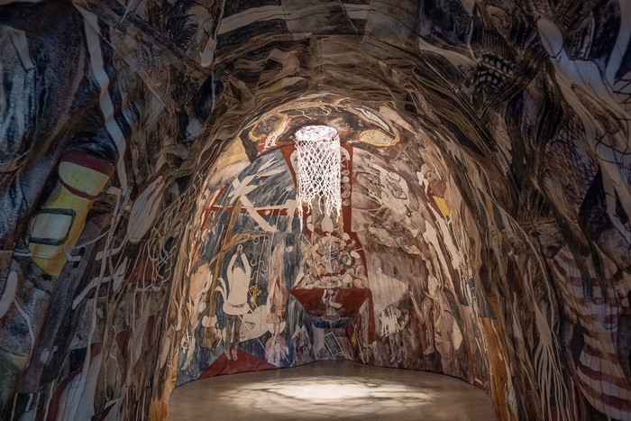 Karya Seni Ipeh Nur Berjudul Like a dark and mysterious sea 2023