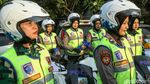 Motor Senyum TNI-Polri Siap Layani Pemudik di Tol dan Rest Area Km 57