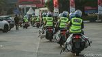 Motor Senyum TNI-Polri Siap Layani Pemudik di Tol dan Rest Area Km 57