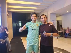 Hasil Rontgen Kiper Persis Riyandi yang Sempat Pingsan di Lapangan