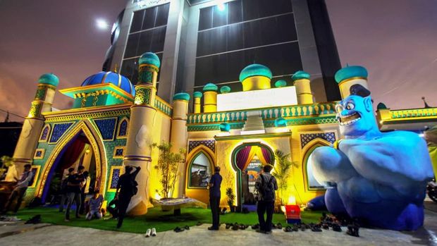 Polres Bogor Sulap Pos Terpadu Gadog dengan Nuansa Timur Tengah