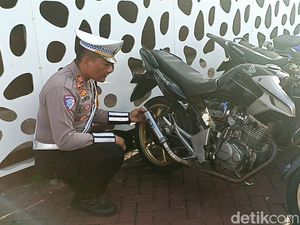 Polisi Trenggalek Obrak Balap Liar-Sita 17 Motot Berknalpot Brong