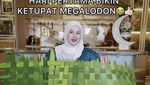 Gokil! Tasyi Athasyia Bikin Ketupat Megalodon Pakai Lauk Semur