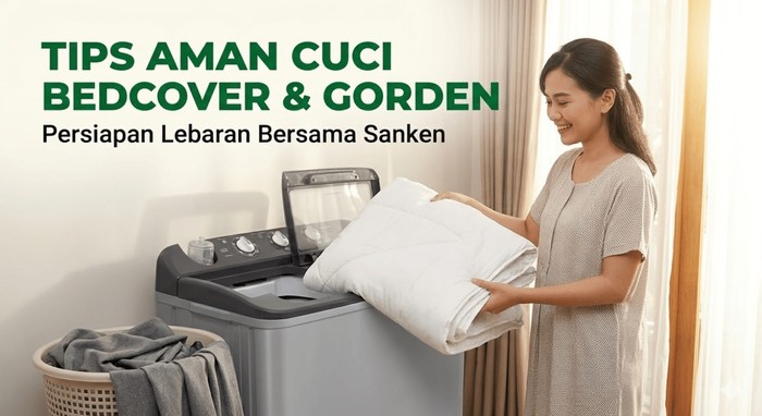Tips cuci Bedcover dan Gorden