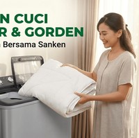 Tips Mencuci Bedcover dan Gorden Besar di Mesin Cuci Jelang Lebaran