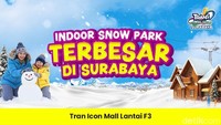 Promo Tiket Trans Snow World Surabaya! Cara Seru Nikmati Liburan Salju di Dalam Kota