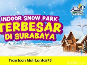 Promo Tiket Trans Snow World Surabaya! Cara Seru Nikmati Liburan Salju di Dalam Kota