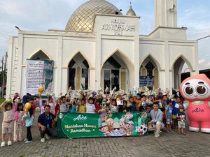 Aice Ajak Ratusan Ribu Reseller Berbagi Takjil buat Jutaan Jemaah Masjid