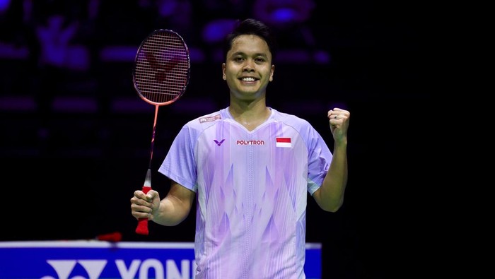 Anthony Sinisuka Ginting lolos dari ujian pertama Orleans Masters 2026.