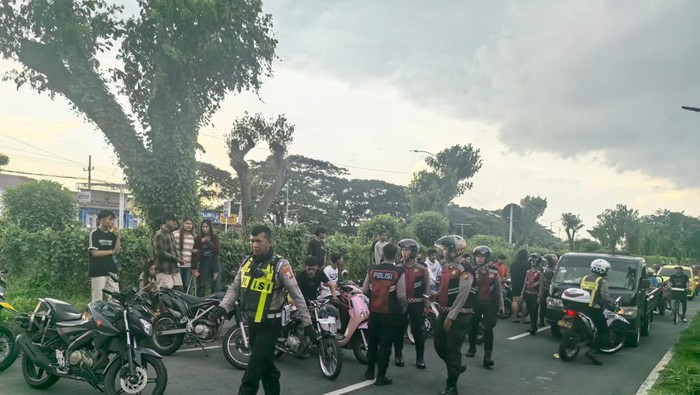15 motor disita Diduga terlibat aksi balap liar saat ngabuburit