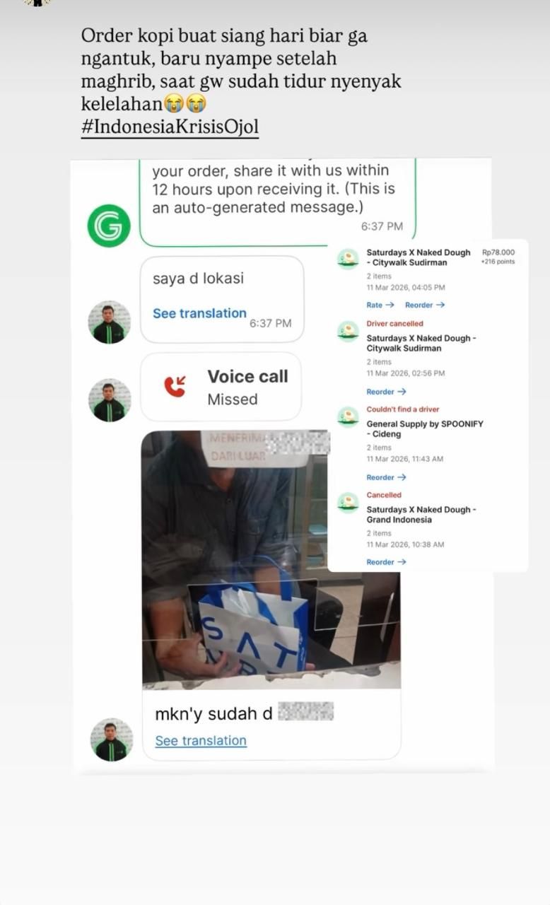 Fenomena Krisis Ojol! Pesan Makanan Online Bisa Nunggu Berjam-jam