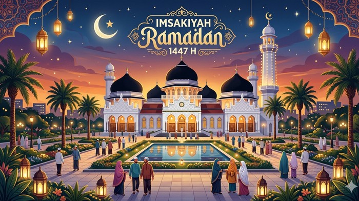 Ilustrasi Imsakiyah Ramadan Banda Aceh