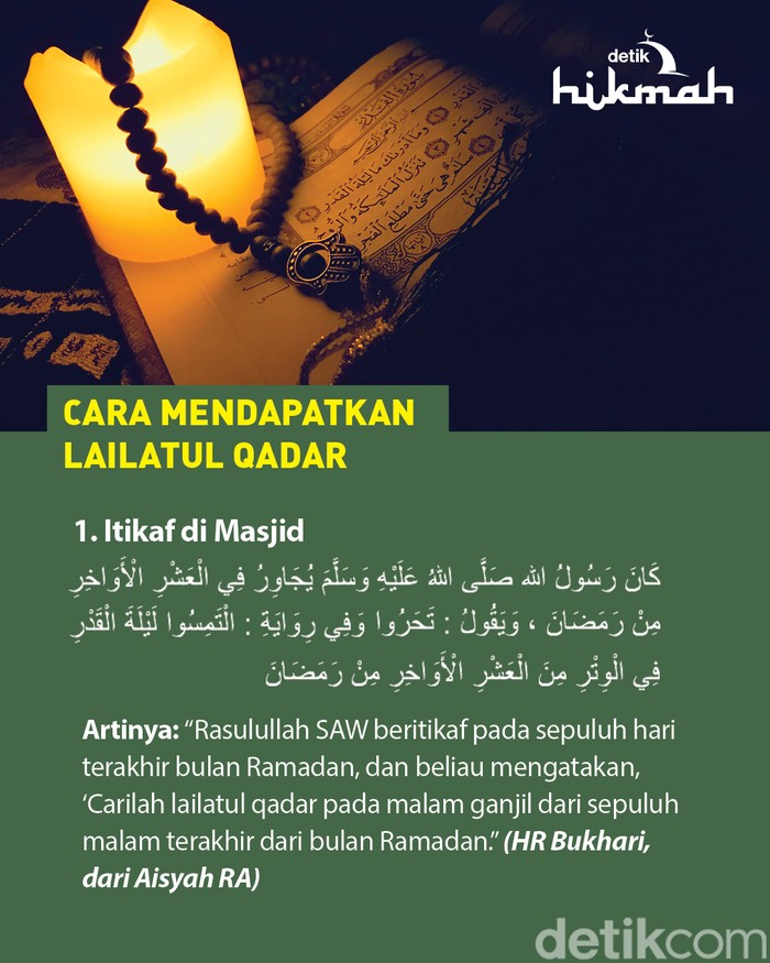 infografis amalan malam lailatul qadar