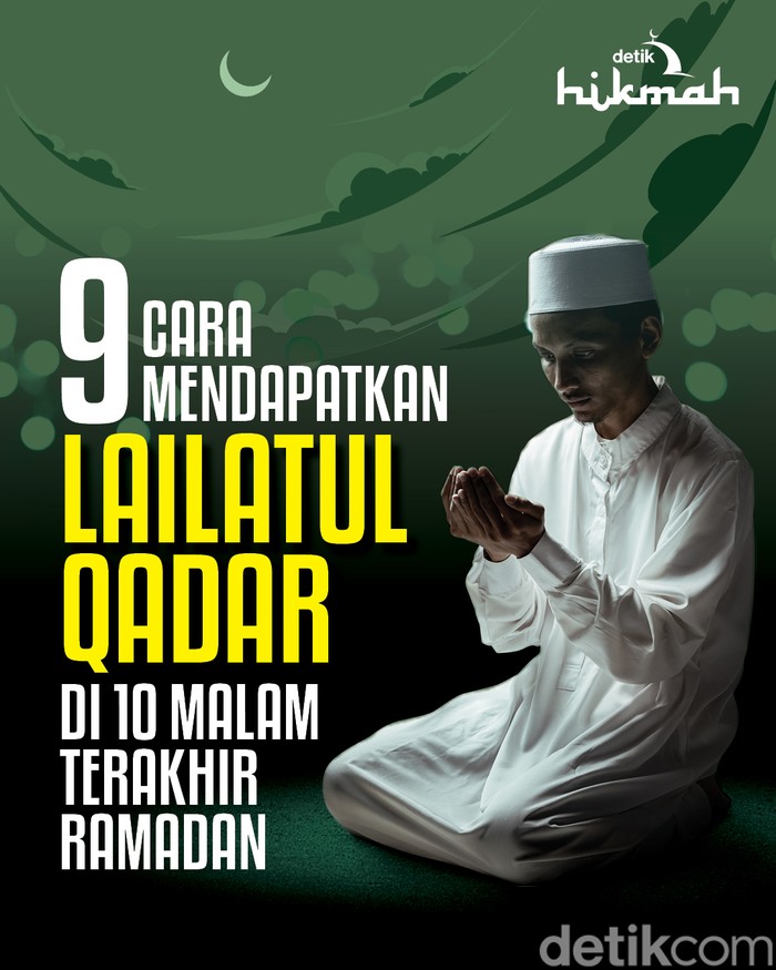 infografis amalan malam lailatul qadar