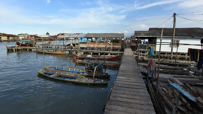 Kampung Nelayan di Belawan, Kota Medan