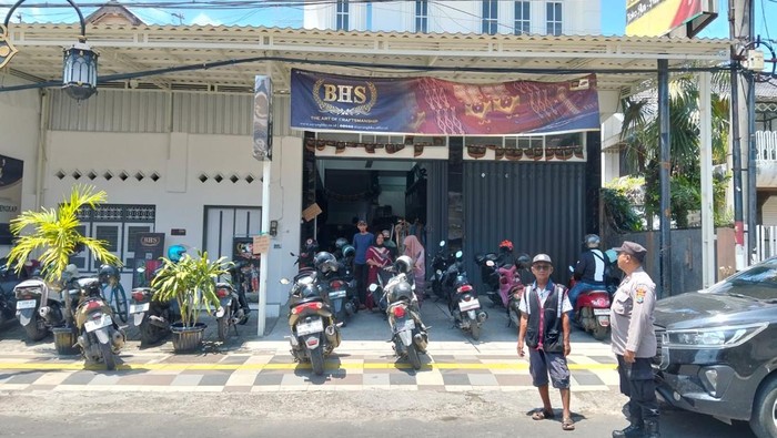 Lokasi pembagian zakat di Gresik