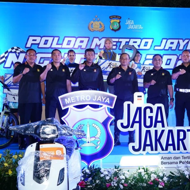 Serunya Night Run Jaga Jakarta, Salurkan Energi Positif Anak Muda