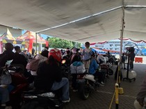 Pemudik Motor Mulai Ramai di Pelabuhan Ciwandan, Antrean Didominasi Pelat B