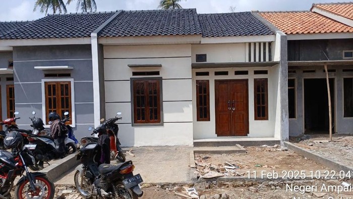 Penampakan rumah di Kabupaten Pesawaran Lampung