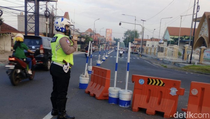 Persiapan rekayasa Lalu lintas di pusat kota Sidoarjo jelang masa mudik 2026