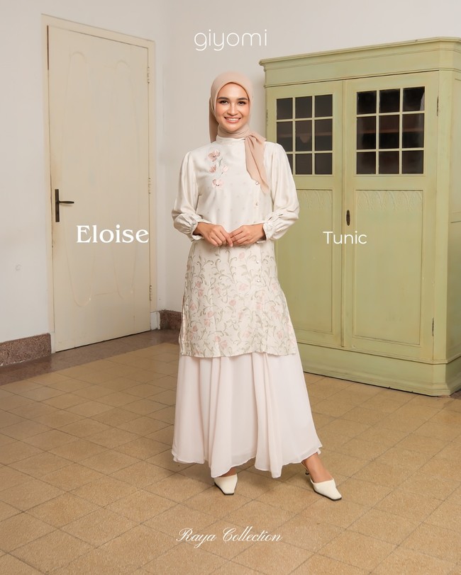 Pilihan tunik cantik untuk Lebaran dari Giyomi.