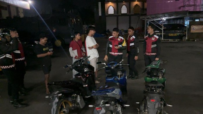 Polisi Tertibkan Balap Liar di Bogor, Sita 3 Motor dengan Knalpot Brong