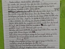 Ditemukan Keluarga, Begini Isi Diary Santri yang Meninggal di Kubu Raya