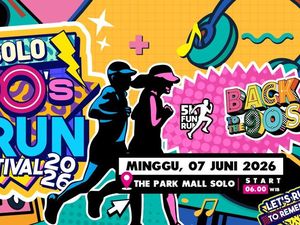Lari Seru yang Dipadukan dengan Nuansa Nostalgia 90-an di Kota Solo