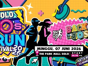 Lari Seru yang Dipadukan dengan Nuansa Nostalgia 90-an di Kota Solo